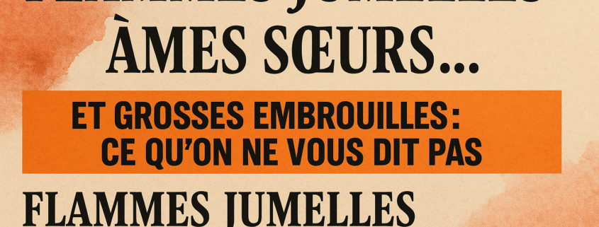 Flammes jumelles danger quand la spiritualité devient une prison affective